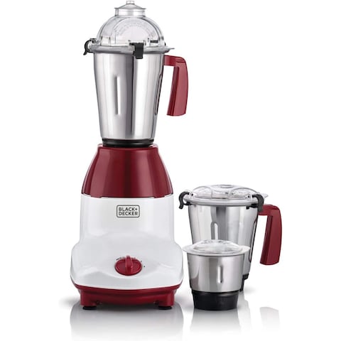 Black+Decker Mixer Grinder With 3 Jars 750W MG750-B5 Multicolour