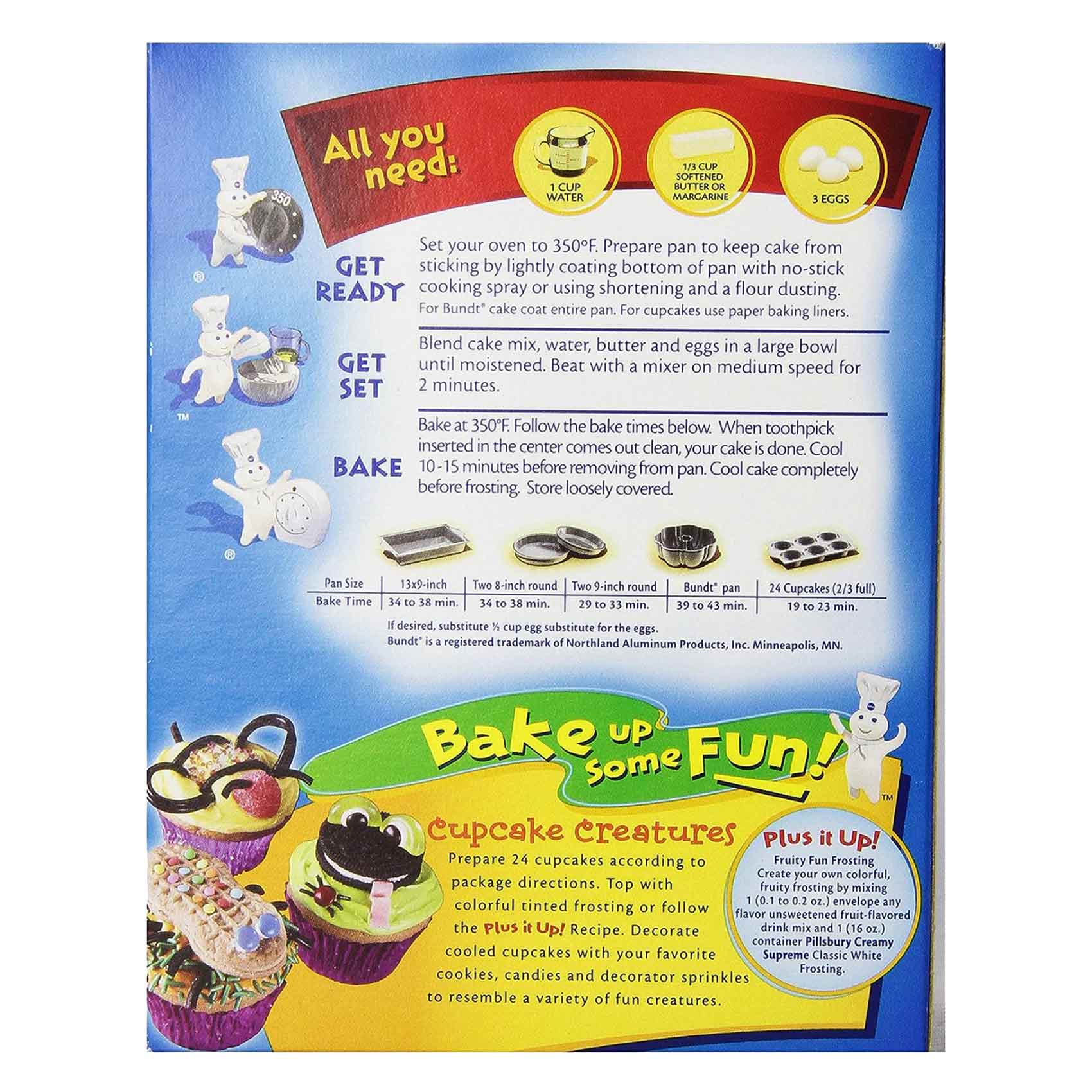 Pillsbury Cake Mix Moist Supreme Golden Butter 432 Gram product thumbnail 3