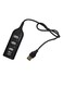 Generic - 4 Ports USB HUB Black