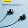 BASEUS Bowie P1 Neckband Wireless Earphones Bluetooth 5.2 Neck Hanging Headphones Lifestyle/Sports/Fashion - Cluster Black