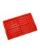 Generic Waffle Design Mould Red 2X18X28Centimeter