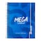 Mega Notebook - Medium - 242 Sheets - Blue