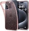 Spigen Liquid Crystal Glitter designed for iPhone 15 Pro case cover - Rose Quartz