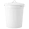 Knodd Bin With Lid, White 40 L