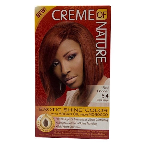 Creme Of Nature Exotic Shine Hair Colour 6.4 Red Copper