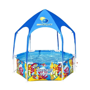Bestway Steel Pro UV Careful Splash inShade Play Pool 1.83M x 51CM Plus Extra Suppliers Delivery/Installation Charge Outside Doha