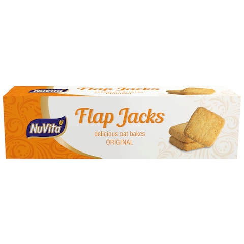 NuVita Flap Jacks Original Oat Bakes Cookies 200g