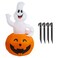 Halloween LED Light-Up Inflatable Ghost Pumpkin 1.2m 977188