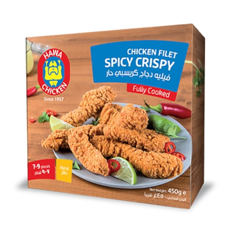 Hawa Chicken Spicy Crispy Chicken Filet 450GR