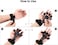 Finger Strengthener, Grip Strength Trainer, 6 Resistant Level Finger Exerciser, Hand Exercisers for Strength, Hand Grip Strengthener for Patients Strength Training (Black+Grey)