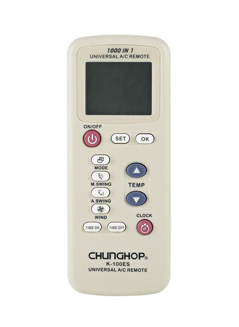 Buy Chunghop Universal Remote Control For Air-Conditioner Beige Online ...