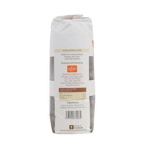 Qfm Whole Wheat Flour Flour No.3, 2kg