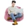 In House Kempes Fur Bean Bag Chair - Small - Pink