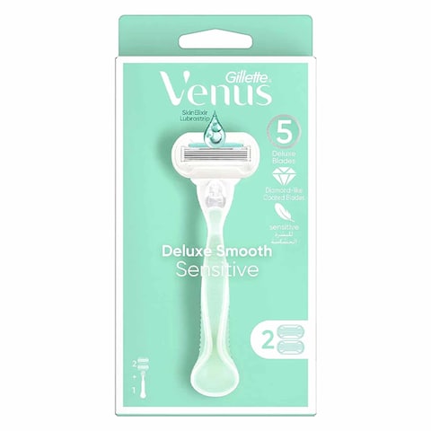 Gillette Venus Deluxe Smooth Sensitive Razor 2 Count