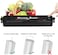 Generic Vacuum Sealer Machine, Automatic Food Sealer For Food Savers W/Starter Kit, Compact Design (Black)
