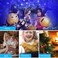 Generic - Starry Lights LED Projector Star Moon Night Light Sky Rotating Battery Operated Bedroom Nightlight Lamp for Kids Baby Gifts,Purple
