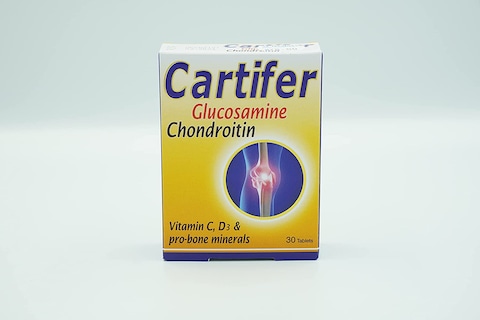 Cartifer Glucosamine Chondroitin, Vitamin C, D3 &amp; Pro-Bone Minerals 30 Tablets