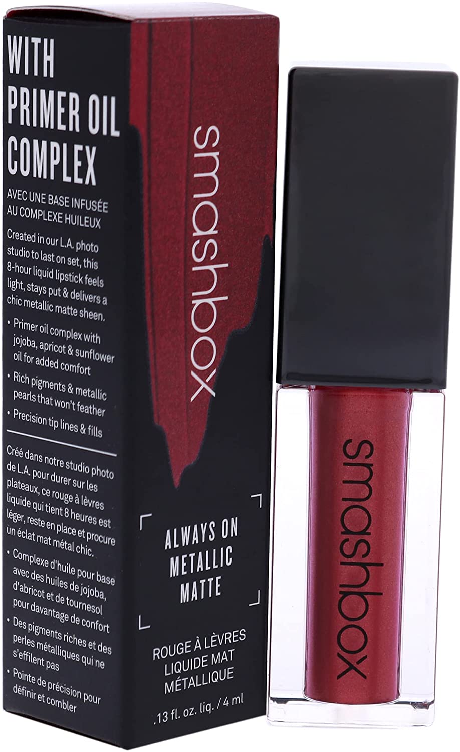 Smashbox Always On Metallic Matte Liquid - Hot Damn For Women 0.13 Oz Lipstick