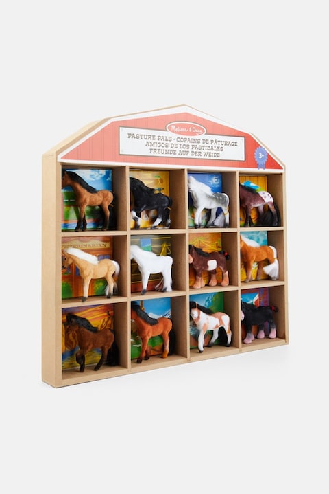 Melissa and Doug Pasture Pals Collectible Horses, Brown Combo