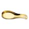 Stainless Steel Spoon Rest Kitchen Tableware Spatula Holder Soup Spoon Rest Utensil Cutlery Stand Shiny Gold