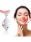 USB Rechargeable 3 Modes Heat High Frequency Face Massager Anti-Aging Neck Eye Massager Vibration Anti Double Chin Wrinkles Facial Device for Skin Tightening and Lift Puffiness