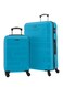 2-Pieces Hardside Travel Trolley Luggage Set Blue 20/28 New