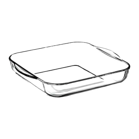Borcam Oven Square Glass Tray - 1.96 Liter