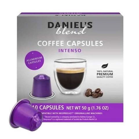 Daniel&#39;s Blend Intenso - 10 Aluminum capsules