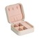 Anself-Small Portable Travel Jewelry Box Organizer Storage Case for Rings Earrings Necklaces