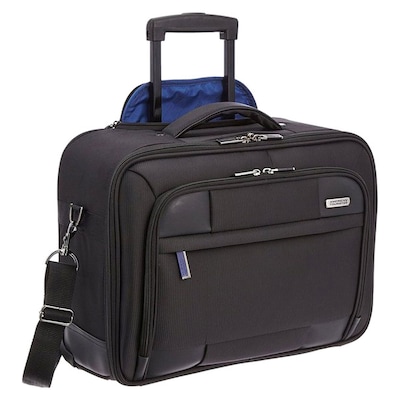 Samsonite Bonded Leather Attache 15.6″ – Mallette Cuir Reconstruit Extensible Ordinateur Portable Pro