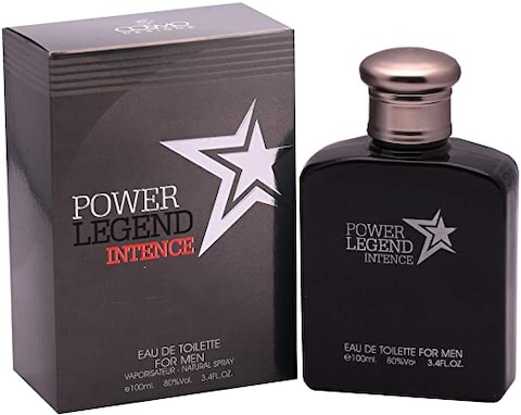 Cosmo Designs Power Legend Intense Eau De Toilette For Men - 100ml