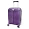 Cosmo Jet 8 Wheel Luggage Hard Trolley Dark Purple 70cm