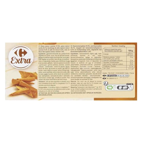 Carrefour  Frozen Caramel Dessert 650Ml