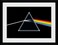 Pink Floyd Dark Side of the Moon Album Cover Framed Poster Printed 34cm x 44cm Rock Music Wall Art Collector Prints for Bedroom Office Room Decor Gift