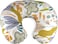 Kidz Klub Ron Flora Nursing Pillow - 100% Cotton Printed Kids Design - Nursing Support For Breastfeeding, Bottle Feeding, And Bonding - Size: 60 x 58 x 15cm