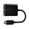 Belkin F7U081BTBLK Connect USB-C Audio + Charge Adapter - Black