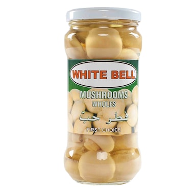 White Bell Mushrooms Wholes Jar 280GR