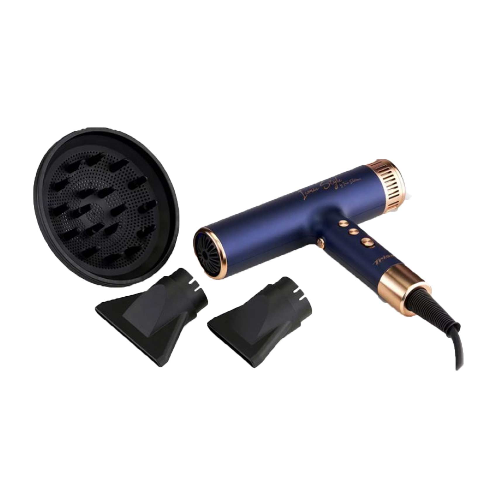 Trisa Hair Dryer 1057.20 1800 Watt Navy Blue product thumbnail 3