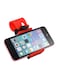 Generic Universal Car Steering Wheel Clip Mount Holder For Mobile Phone 55 - 85millimeter Red
