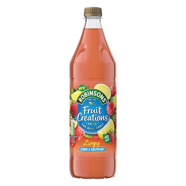 Robinsons Fruit Creations Zingy Lemon &amp; Raspberry Juice 1L