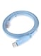 Generic USB To RJ45 Serial Console Port Cable 6feet Blue