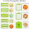 Generic Vegetable Cutter Cube Cutter Vegetable Chopper Vegetable Slicer Suitable For Grating Slices 14 In 1 Multifunctional Cutter Cucumber Slicer Fruit Cutter Potato Cutter