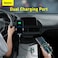 Baseus FM Transmitter Modulator Car Wireless Bluetooth 5.0 USB Fast Charger Auto Aux Radio Mp3 Player Music Hands Free Car Kit Compatible For All Type Of Vehicle Black