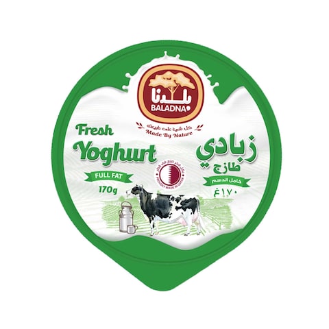 Baladna Fresh Yoghurt Full Fat Pack 170g