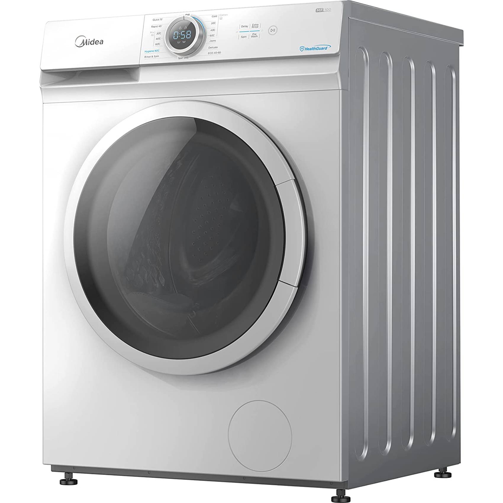 Midea Front Load Washer MF100W60WAE Kg 1000 Rpm White