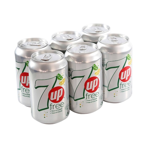 7Up Diet Soft Drink Can 330ml&times;6