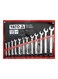 12-Piece Combination Spanner Set Silver
