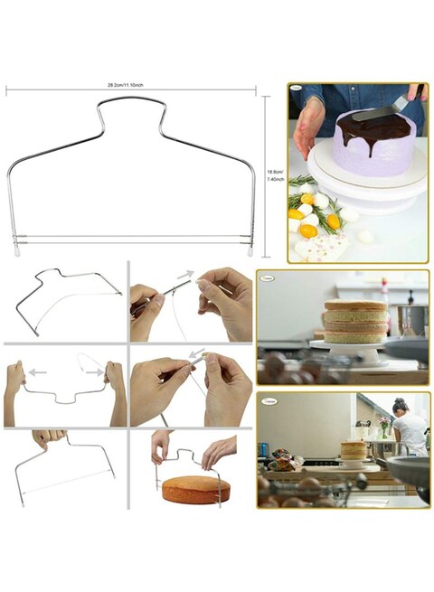Generic 106-Piece Cake Decorating Turntable Set Multicolour