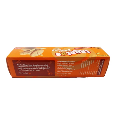 Treatos Ginger Snap Biscuits 219G