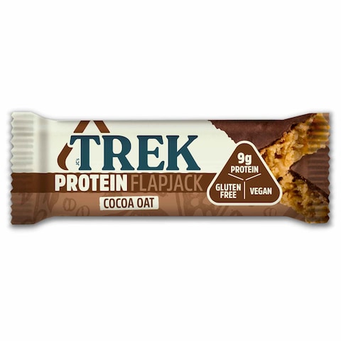 Trek Cocoa Oat Protein Flapjack 50g Pack of 3